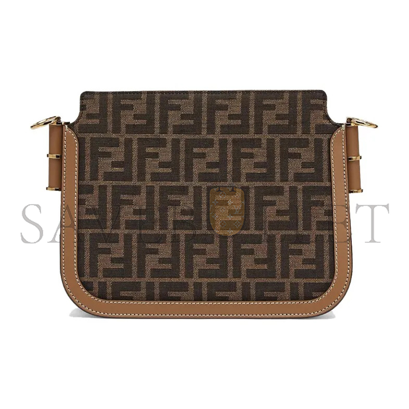FENDI TOUCH FABRIC BROWN 8BT349AGY6F1FSM (26.5*19*10cm)